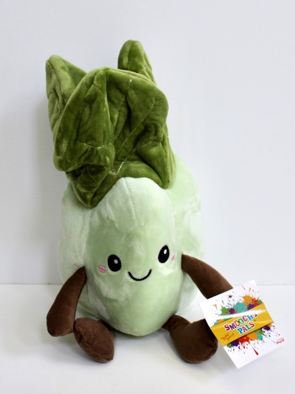 Linzy Toys Yum Yum Smoochy Pals Bok Choy Plush Stuffed Toy 10" NEW
